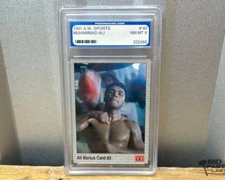 1863  1991 A.W. Sports Muhammad Ali 40 Minted Collector Card 