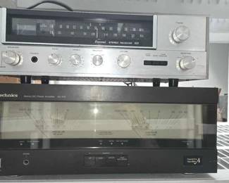 2082  Sansui Stereo Receiver  Technics Stereo DC Power Amplifier 