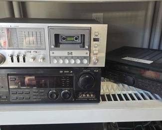 2024 JVC Stereo Cassette Deck, Synthesizer More