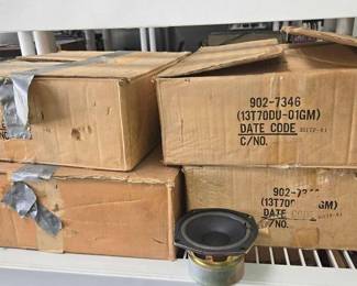 2128  4 Boxes of Car Speakers 