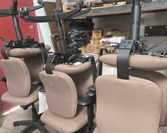 2628  10 Rolling Chairs 