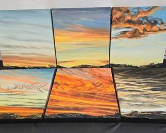 2816  6 Gail Roberts Threats  Promises Canvas Paintings 