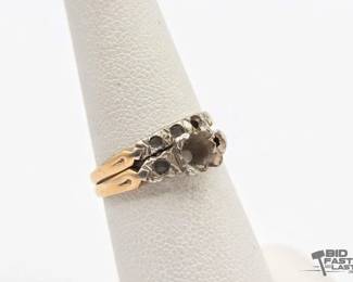 708  2 14k Gold Ring Set, 2.4g 