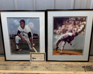 1868 Juan Marichal Willie McCovey San Francisco Giants Signed Photographs