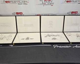 2806  8 Framed Says  Drawings 