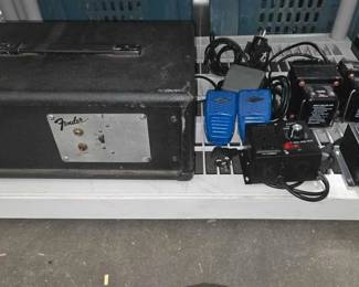 2088  Fender Amp, Foot Pedals  More 