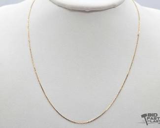 726  14k Gold Necklace, 1.05g 