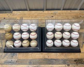 1882 24 Signed Baseballs