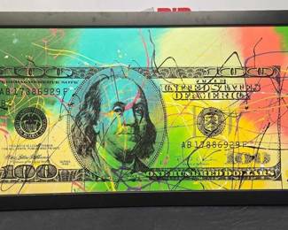 2726  $100 Bill Steve Kaufman Signed 