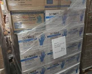 2622  Pallet of Medical Gloves 