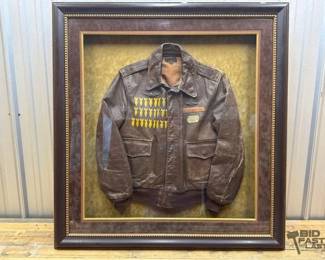 1800  WWII U.S. Army Air Force A2 Flight Jacket 