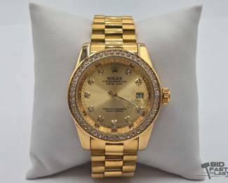 1100  NotAuthenticated Rolex Oyster Perpetual Date Just Watch 