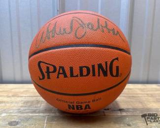 1852  Abdul Jabbar Signed Basketball 