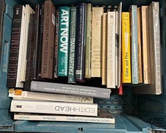 2842  Tote of Art Books 