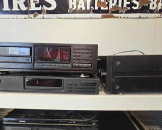 2030  3 Kenwood Surround Receiver, Compact Disc Player  More 