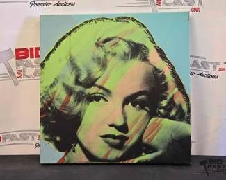 2722  Marilyn and Norma Jean Signed Steve Kaufman 