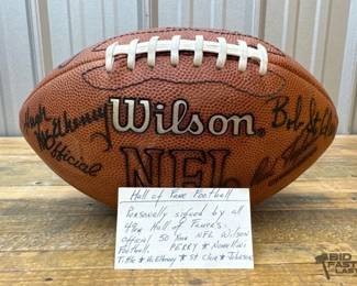 1842  San Francisco 49ers Signed Football 