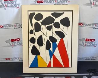 2833  Alexander Calder Mobile Limited Edition Signed Lithograph 