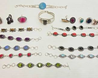 1016  Costume Jewelry Bracelets  Rings 
