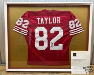 1806 John Taylor San Francisco 49ers Signed Jersey with Affidavit of Authenticity