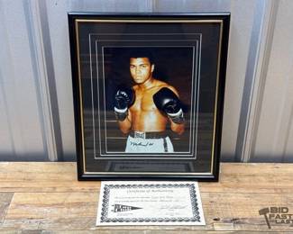 1865 Muhammad Ali Signed Photograph with COA