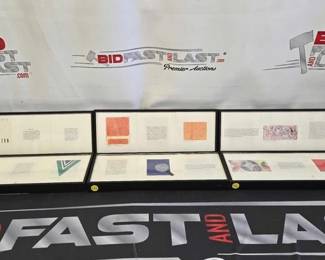 2778 6 Framed Art Pieces from The Secrets of Modern Art