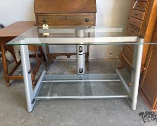 2408 TV Center with Glass Tops
