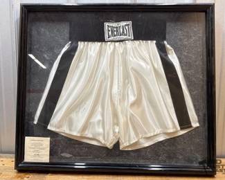 1862  Muhammad Ali Everlast Boxing Shorts Signed with COA 