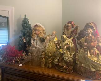 Christmas angels, Trees and decorative