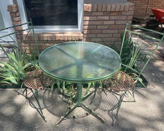 Vintage outdoor or indoor café set