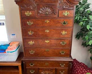 Gorgeous, warm, cherry Highboy