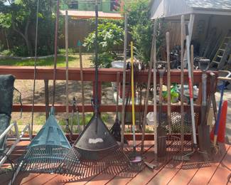 Yard tools and rakes