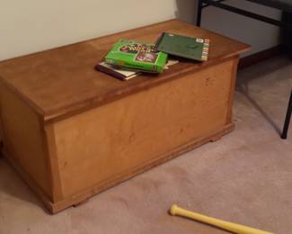 Handmade Wood Toy Trunk