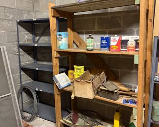 Basement Items & ALL SHELVES SHOWN