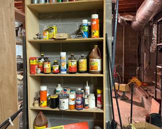 Basement. Shelf shown is available