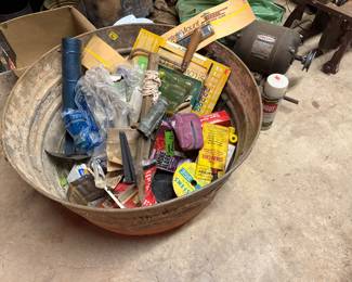 Galvanized Tub & Basement Stuff