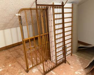 Vintage metal crib