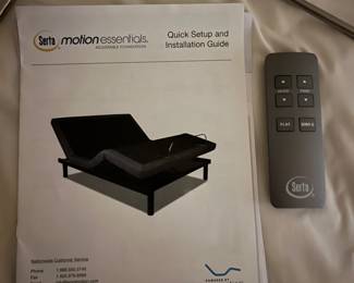 Like New - Serta Motion Essentials Adjustable Bed