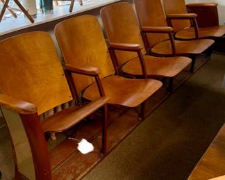 Beautiful Antique Theater Seats