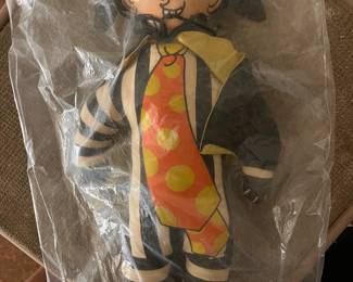 1970s McDonald’s Hamburglar stuffed doll