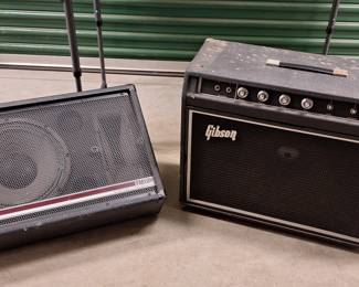 Tooh 150 watt Moniter (untested) / Vintage Gibson 80 Watt Amplifier (untested)
