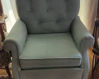 Blue Upholstered Chair
