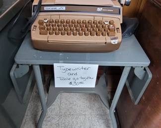 Elec Typewriter and Stand