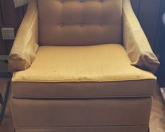 Gold Upholstered Chair