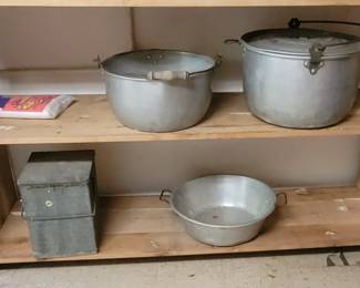 Metal Farm Pots