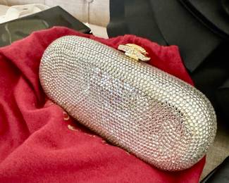 Stunning Judith Leiber clutch with box