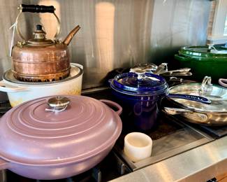 Staub, Le Cresuet, All Clad, and more