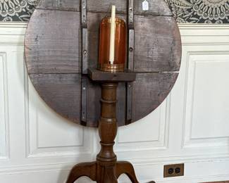 Antique tilt top tables from 1700's