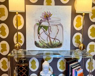 Besty Glassie - original oil on canvas - "Habitat for Waterlilies"