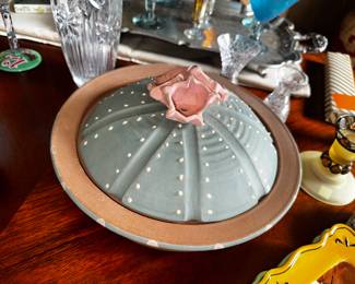 ahhh Art Studio Pottery Barrel Cactus Desert